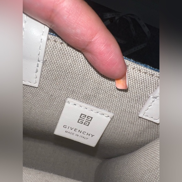 SOLD!!! NWT Givenchy Mini Denim Tote Bag - Picture 9 of 9